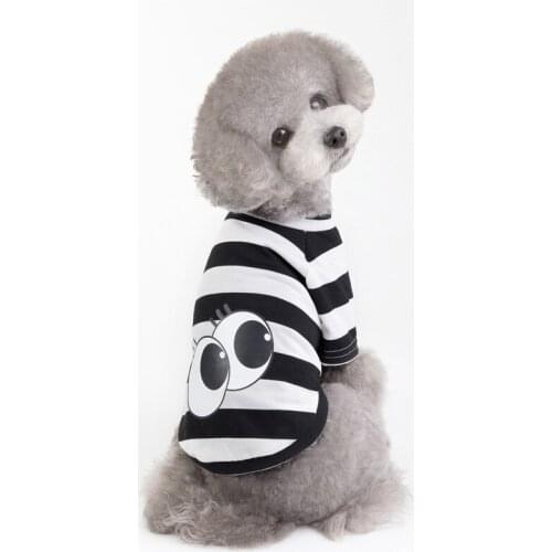 Cute Dog Clothes for Small Dogs Summer T-Shirt Vest Print Pet Clothing for Pomeranian Chihuahua York Puppy Clothes Vest Shirt