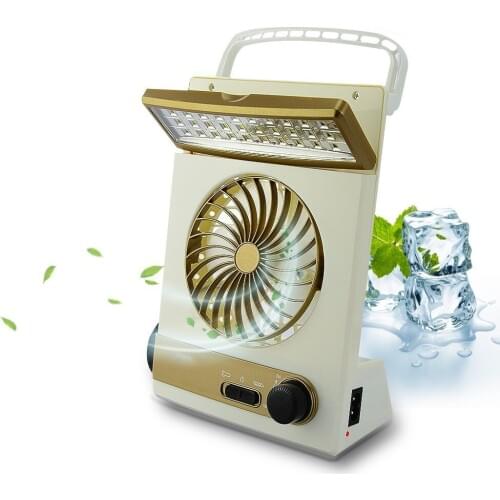 3 in 1 Multi-function Mini Fan LED Table Lamp Flashlight Solar Light for Home Camping Portable Solar Fan for Outdoor