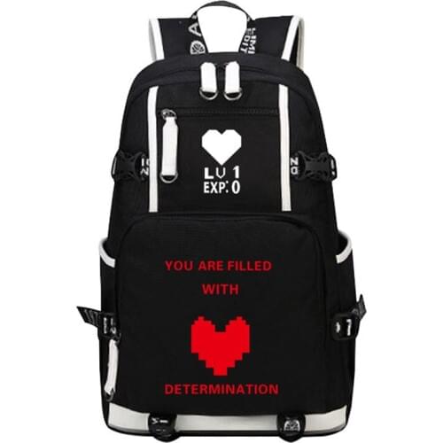 Undertale Sans Papyrus Skeleton Brothers Men Backpack Canvas School Bags Travel Bagpack Laptop Backpack Undertale Mochila