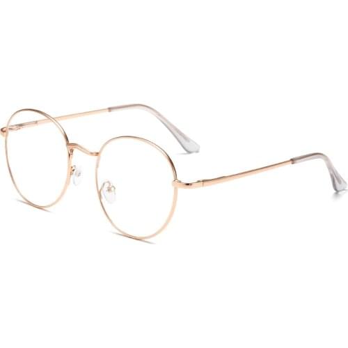 Metal Round Frame Myopia Glasses Retro Harajuku Reading Glasses for Men And Women Unisex Eyewear +1.0+1.5+2.0+2.5+3.0+3.5+4.0