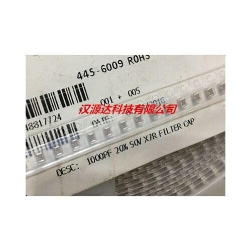 Original new 100% 500E15W102MV4E SMD through filter capacitor 0805-102 1NF 50V X7R (Inductor)