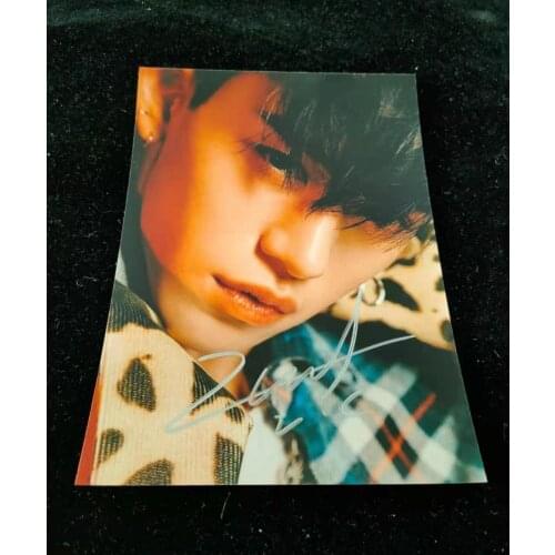Signed WayV LUCAS autographed photo TAKE OVER THE MOON 5*7 K-POP 0320A
