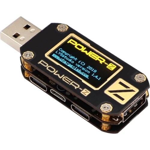 KM001 POWER-Z Portable USB PD Tester QC3.0 2.0 PD Digital Voltmeter Digital Voltage Current Meter Power Bank Detector