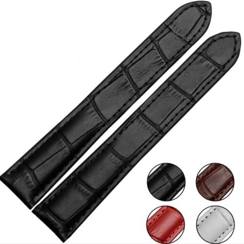 18mm 20mm Watch Real Leather Belt For W5200024 Tank Solo Watch Strap Band For Men/Women Watchbands Accessories