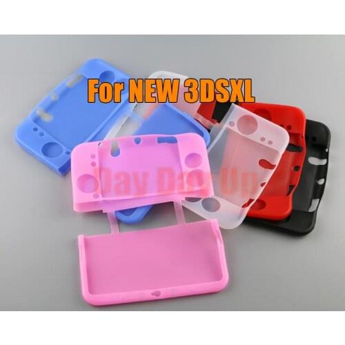 1pcs 5Colors Rubber Soft Silicone Cover Case For Nintendo New 3DS XL LL 3DSXL/3DSLL Console Full Body Protective Skin Shell