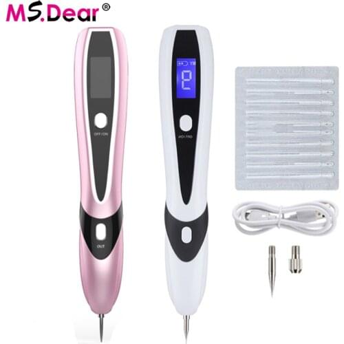 Plasma Pen Mole Tattoo Freckle Wart Tag Removal Pen Dark Spot Remover For Face LCD Skin Care Tools Beauty Machine