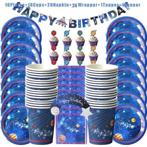 Kids Birthday Party Supplies Solar System Outer Space Themed Birthday Party Decorations For Kids Planet Themed decor baby shower