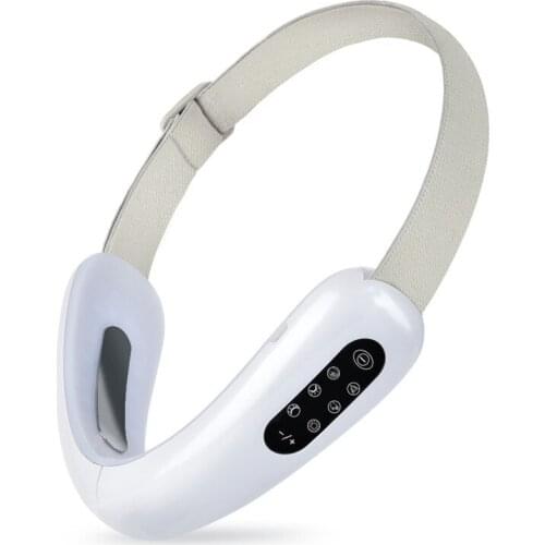 USB Face Lift Machine Red Blue LED Photon Therapy Facial Lifting Device Face Slimming Galvanic Massager V-Face Dropshipping 30