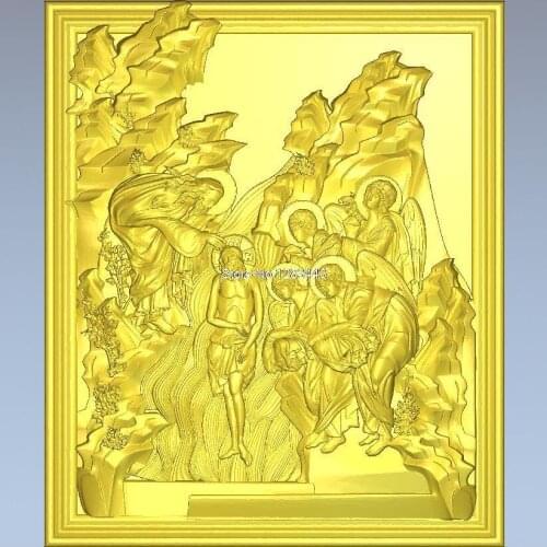 High quality New 3D model for cnc 3D carved figure sculpture machine in STL file Krechenie