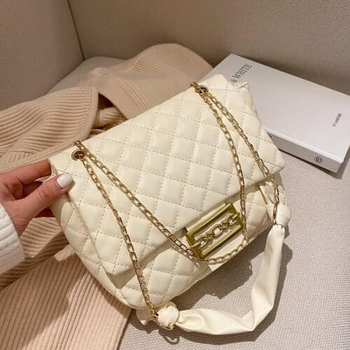 Chains Crossbody Bag For Women 2020 Brand Designer Fashion Suture Sac A Main Shoulder Bag Female Handbags And Purses With Handle