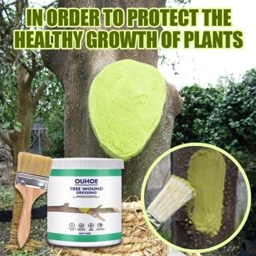 30g Plant Tree Wound Cut Paste Smear Agent Pruning Compound Sealer With Brush Green Plant Flowers Seedling Wound Healing Cream