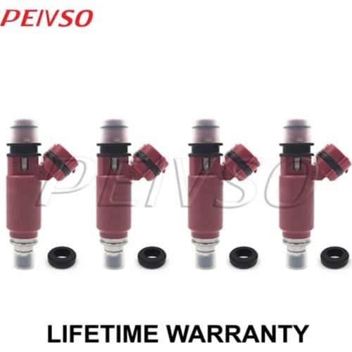 4x 23250-97201 195500-3410 Fuel Injector for TOYOTA Japan DUET M100A,M101A,M110A,M111A 1998~2004 1.0L EJDE