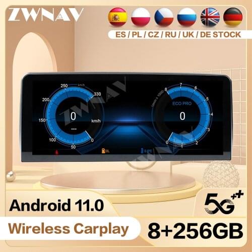 8+256G Carplay Android Multimedia Screen For BMW 5 Series E60 2003-2009 Car Auto Audio Radio Receiver GPS Video Player Head Unit