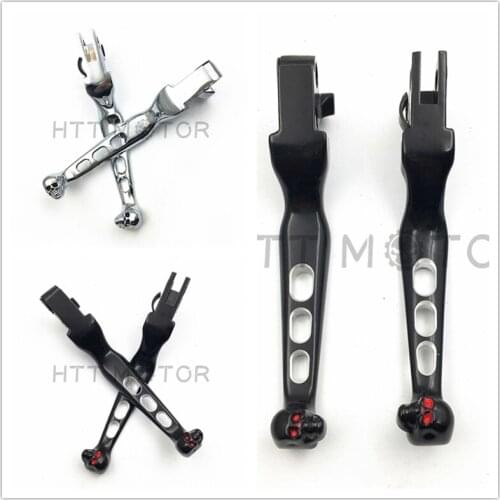Aftermarket Free Shipping Motor Parts Skull Hand Brake Clutch Lever For Harley Davidson XR XL Iron 883 1200C Sportster '96-'14