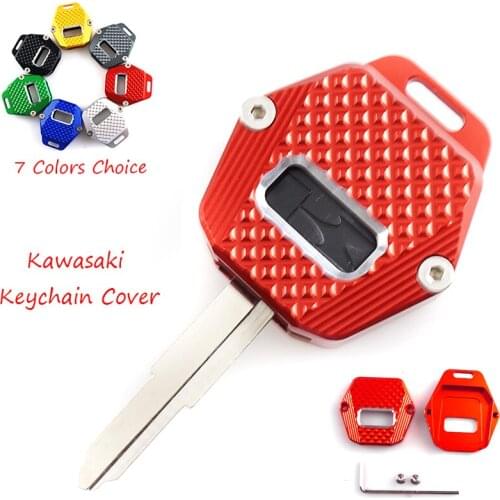 For KAWASAKI Ninja ZX6R ZX10R ZZR400 Z750 Z800 Z1000 VERSYS 650 ER6N ER6F ER-6N ER-6F CNC Key Cover Cap Creative Keys Case Shell