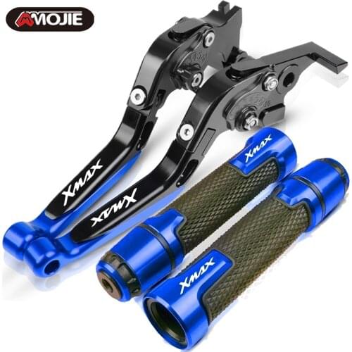 For YAMAHA X-MAX 125 XMAX 125/200/250/400 2016 2017 2018 2019 Motorcycle Accessories Brake Clutch Levers Handlebar Grips ends