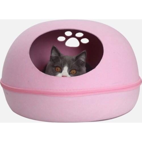 Cat Nest Four Seasons Universal Semi-Enclosed Removable and Washable Kennel Winter Warm Deep Sleep Winter Cat Supplies