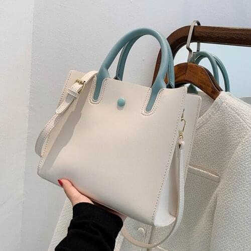 Small 2021 Fashion Messenger Bag Female Summer Contrast Color Portable Small Square Bag new crossbody bags