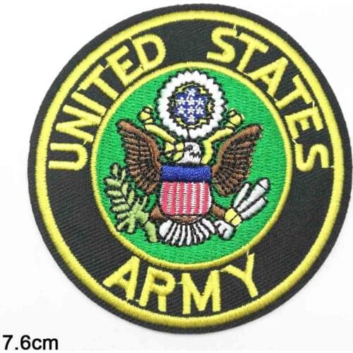 Military United States America Army Navy Air Force Iron on Embroidered Cloth Clothes Patch For Clothing Girls Boys Wholesale