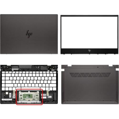 New Top Case /Front Bezel /Palmrest/Bottm Case For HP ENVY 13-AQ TPN-W144 Laptop LCD Back Cover Brown With Components