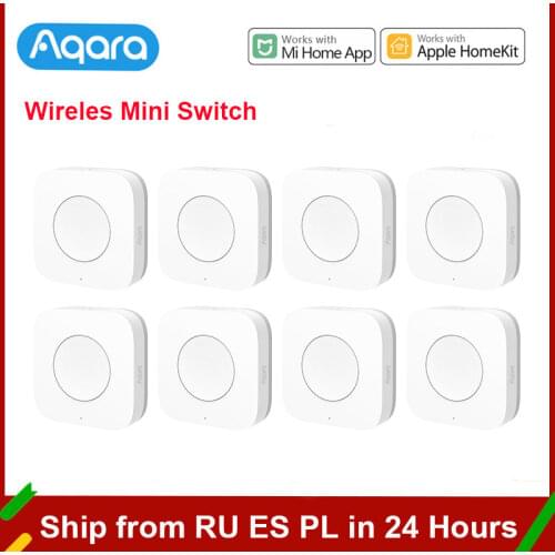 Original Xiaomi Aqara Smart Wireless Switch Key Intelligent interrupteur Remote Control ZigBee wifi Switch home kits Mi Home