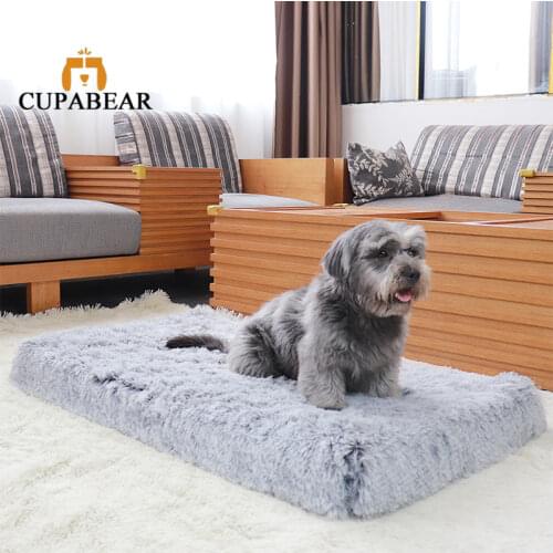 Orthopedic Foam Dog Bed Rectangular Mats Ultra Plush Deluxe Removable Cover Pet Mattress Cushion for Small Large Dogs Cat