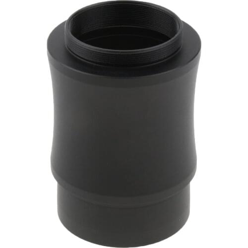 2'' to T Mount Adapter M42x0.75 Thread Extension Tube for Telescope Eyepiece Photography Black