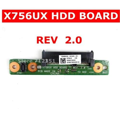X756UX HDD board REV 2.0 For ASUS X756U X756UX X756UJ X756UA X756UAM X756UV X756UQ X756UQK Hard Disk Drive Board Test OK