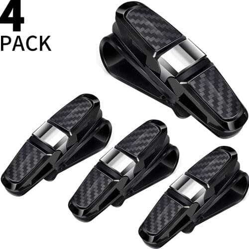 Portable Auto Glasses Sunglasses Clip Car Accessories Car Vehicle Reading Glasses Sunglasses Eyeglasses Sun Visor Clip Holder