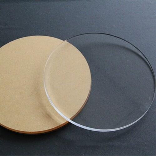 1pcs 3mm Clear Cast Acrylic Circle Discs Plexiglass Sheets Round Perspex Cutting Shapes For DIY Craft