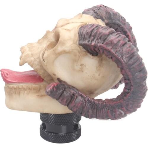 Skull gear shift knob car accessories decoration knob shift knob car manual gear lever shift lever