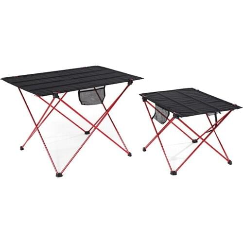 Ultralight Protable Folding Table Outdoor Pinic Camping Roll Desk Lightweight Travel Foldable Table With Carry bag