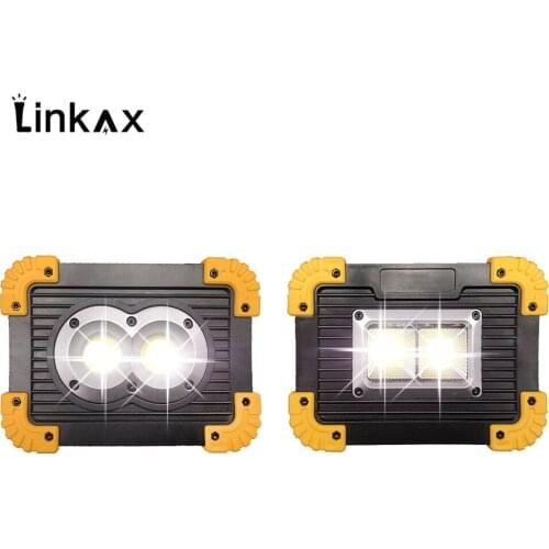 LED Portable Spotlight 3000lm Super Bright Led Work Light Rechargeable for Outdoor Camping Lampe Led Flashlight by 18650