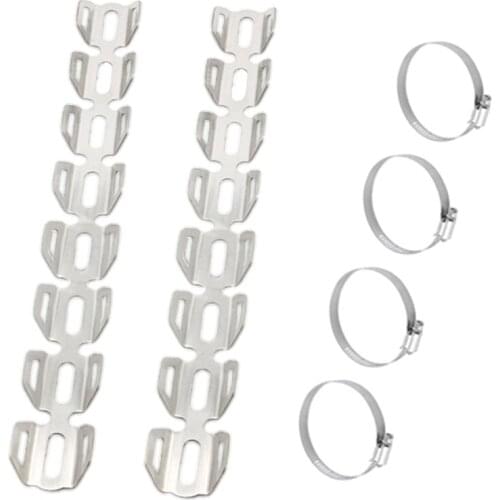 Dolity Motorcycle Exhaust Muffler Pipe Heat Shield for BMW R1200 F800 F700 F650 GS