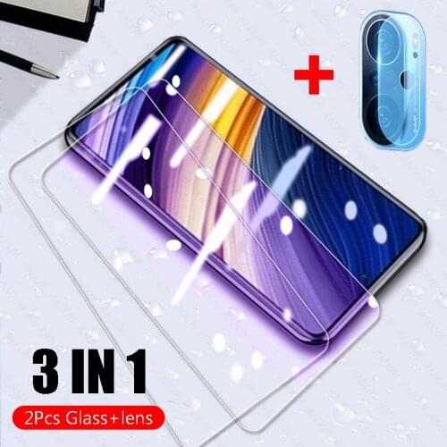 Tempered Glass For Poco F3 F2 Pro X3 NFC M3 Full Cover Screen Protector For Xiaomi POCO X3 NFC F3 F2 Pro M3 Glass screen Film