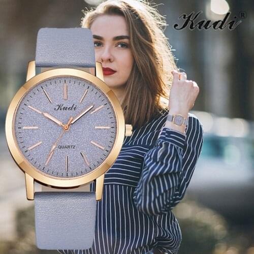 Casual Leather Bracelet Wrist Watch for Women Stylish Fashion White Alloy Analog Quartz Ladies Watch relojes Relogio Feminino