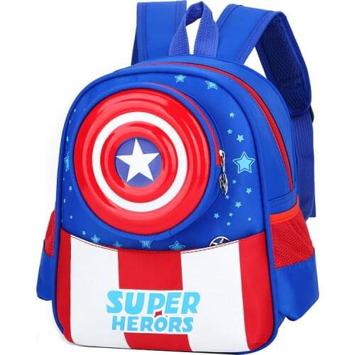 Spiderman Children Backpack kindergarten School Bags Boys 3-4-5-6 Years Baby Marvel Cartoon Small Backpacks Kids