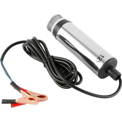 12V 51mm Electric Fuel Transfer Pump Water Oil Transfer Refueling Submersible Pump For Diesel Water Pump Car Motorbike