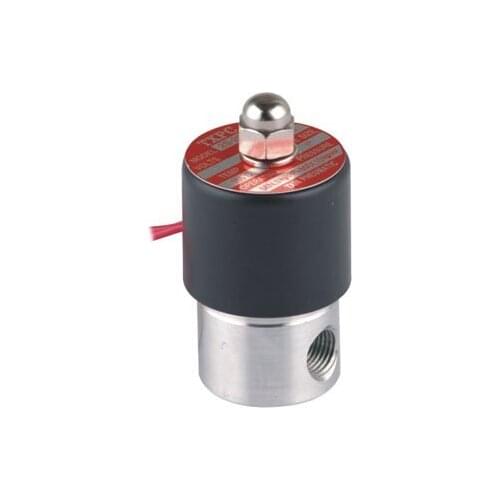 1/4'' STAINLESS STEEL SOLENOID VALVE 2S SERIES 2S025-08 NBR WATER MINIATURE VALVE SMALL SIZE 2/2 WAY VALVE IN STOCK