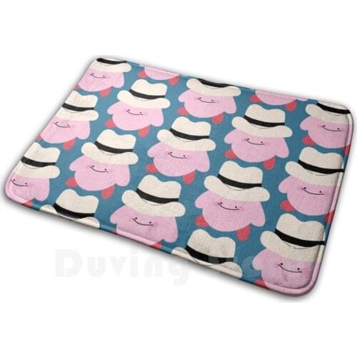 Cowboy Carpet Mat Rug Cushion Soft Non - Slip Cowboy Yeehaw Kirb Kirbo Dougdimmadome Dimmadome Cute