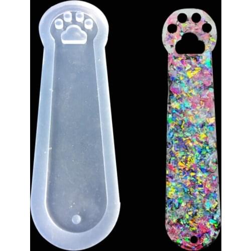 NOT AS LONG DIY Epoxy Cat Claw Bookmark Mold Mini Silicone Resin Mold Crystal Epoxy Pendant Creative Handmade Jewelry Gift
