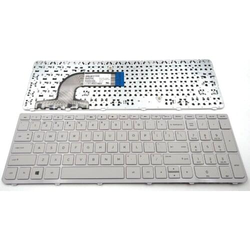 New Laptop Keyboard for HP Pavilion 15-E049CA 15-E051TX 15-E051XX 15-E053CA 15-E061NR 15-E062NR 15-E063NR 15-E063TX White US