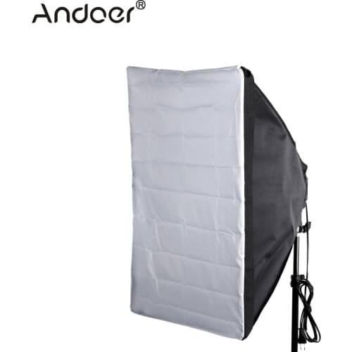 Andoer Portable 50 * 70cm / 20" * 28" Photo Studio Softbox Umbrella Softbox Reflector for Speedlight Flash Light