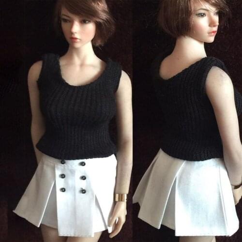 1/6 Scale Female soldier clothes accessory model Knit sweater skirt suit suitable for PH UD JO and other plastic body