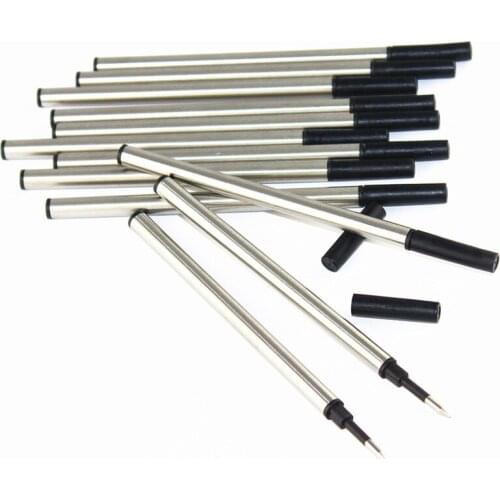 10pcs/lot jinhao Switzerland Tip Rollerball Refill 0.5mm Black Reflls for hero Rollerball Pen