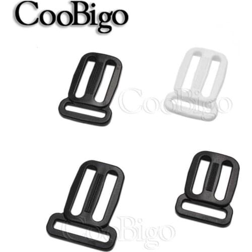 10pcs 3 Way Assorted Size Tri-Glide Adjustable Slider Buckles For Dog Collar Harness Backpack Straps Belt Webbing Accessories