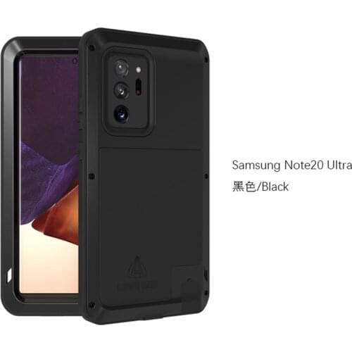 360 Full Protect Armor For Samsung Galaxy Note 20 Ultra Case Metal For Samsung Note 20 Case Shockproof Cover Phone Cases Funda