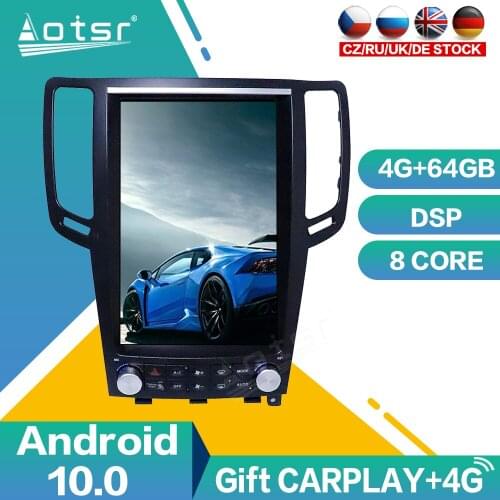 Car Radio Player For Infiniti G25 G37 2004 - 2013 Android GPS Navigation PX6 Car Stereo 64G Carplay HD Touch Screen Head Unit