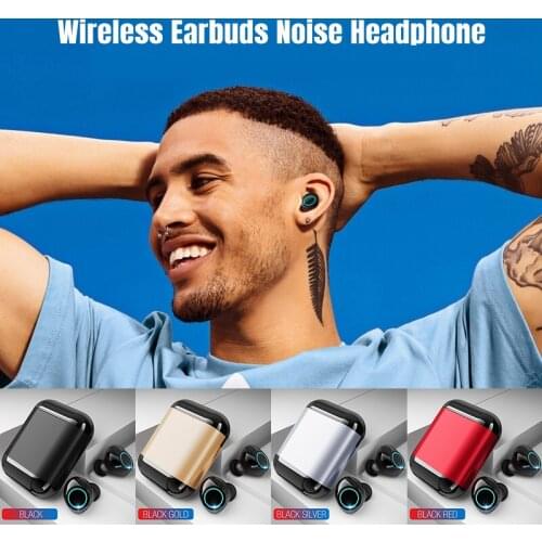 True S7 Wireless Earbuds Noise Cancelling Bluetooth 5.0 Waterproof Earbuds for Sport Music Earphones Headset with Charging Box