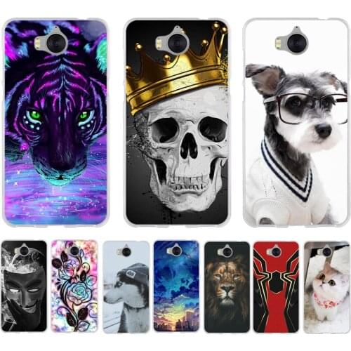 For Huawei Y5 2017 Y5 III Case Silicone Soft TPU Back Cover For Huawei Y6 2017 Phone Case Protective Funda For Huawei Y 6 2017